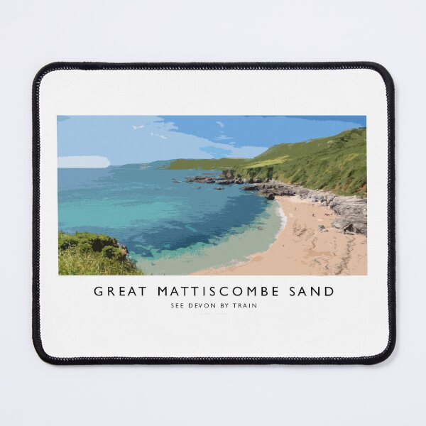 Item preview, Great Mattiscombe Sand (Railway Poster) designed and sold by andrewroland.