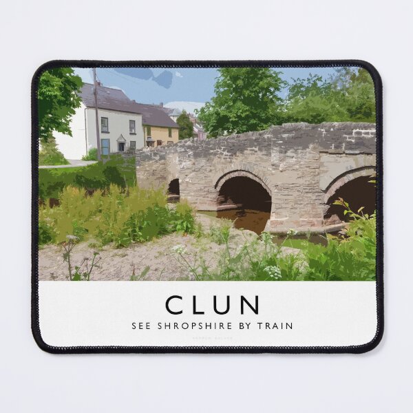 Item preview, Clun (Railway Poster) designed and sold by andrewroland.