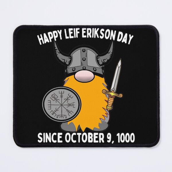 Item preview, Happy Leif Erikson Day October 9 Viking designed and sold by funnytshirtemp.