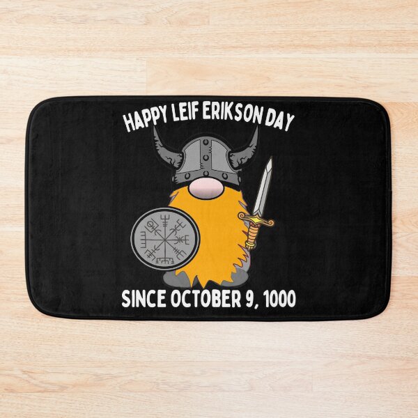 Item preview, Happy Leif Erikson Day October 9 Viking  designed and sold by funnytshirtemp.