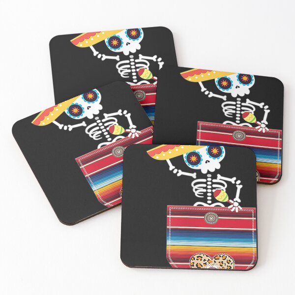 Item preview, Calaca Blanket Pocket Serape Mexican Cinco De Mayo designed and sold by MuratshiMana.