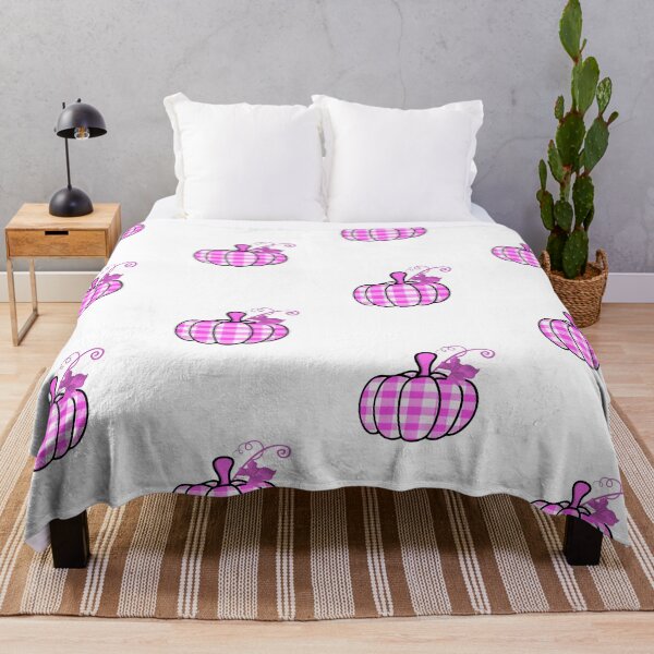 Item preview, In October We Wear Pink Pumpkin Plaid designed and sold by Your Favorite Shop.
