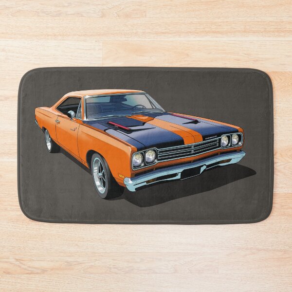 Item preview, 1969 Plymouth Roadrunner in orange designed and sold by candc-retro.