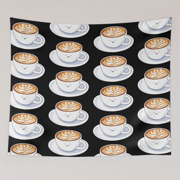 Item preview, Happy Cappuccino Coffee Cup designed and sold by SuperrSunday.
