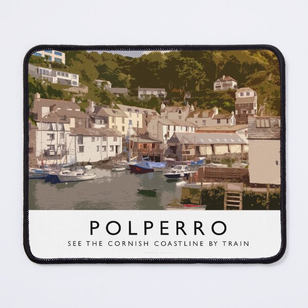 Item preview, Polperro (Railway Poster) designed and sold by andrewroland.