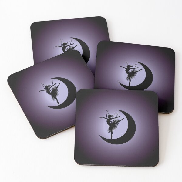 Item preview, Ballerina Fairy on the moon - purple designed and sold by CyrielleShop.