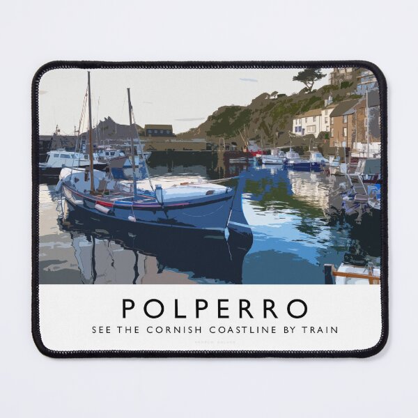 Item preview, Polperro (Railway Poster) designed and sold by andrewroland.