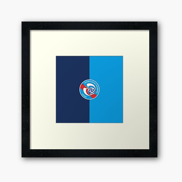 Racing Club de Strasbourg Alsace (2ème Conception) | Bouclier RC Strasbourg Alsace Impression encadrée