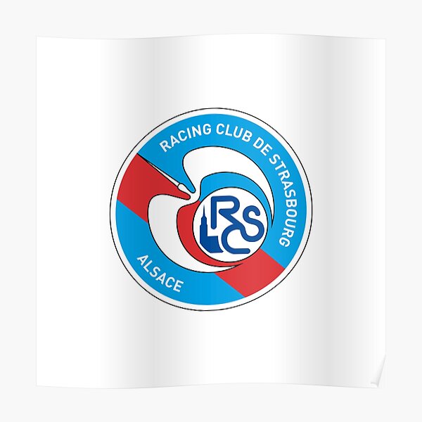 Racing Club de Strasbourg Alsace | Bouclier RC Strasbourg Alsace Poster