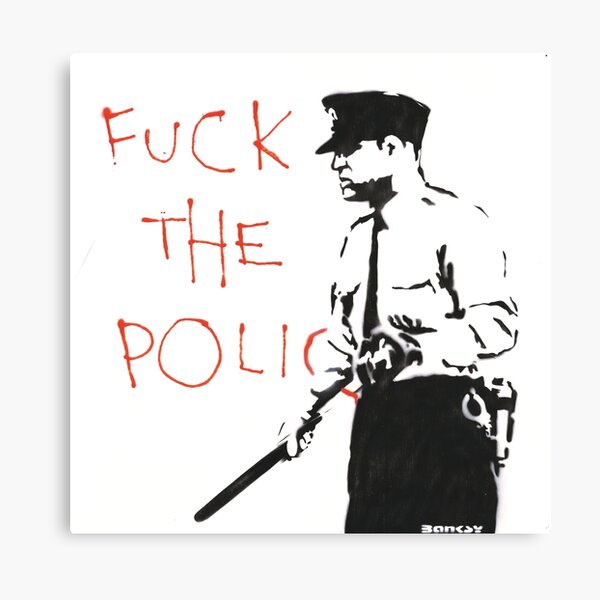 Fuck The Police Canvas Print