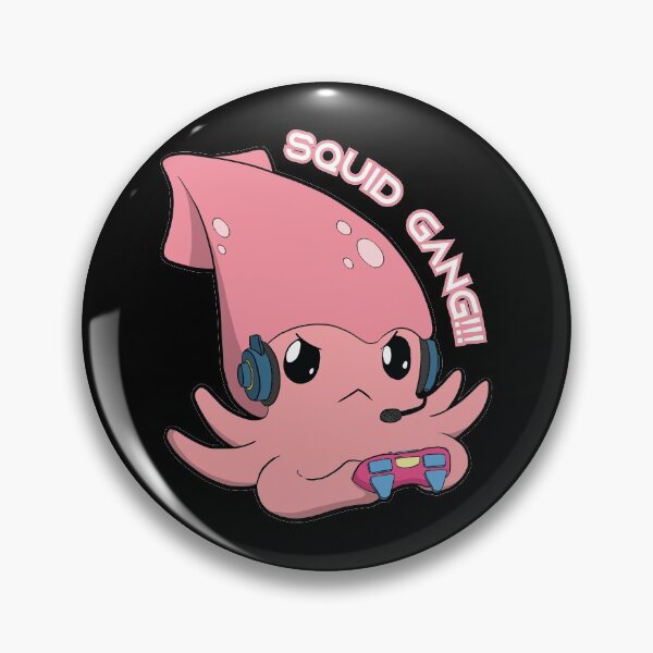 Item preview, Squid Gang!!! Hardcore Gamer Squid designed and sold by kittengallery.