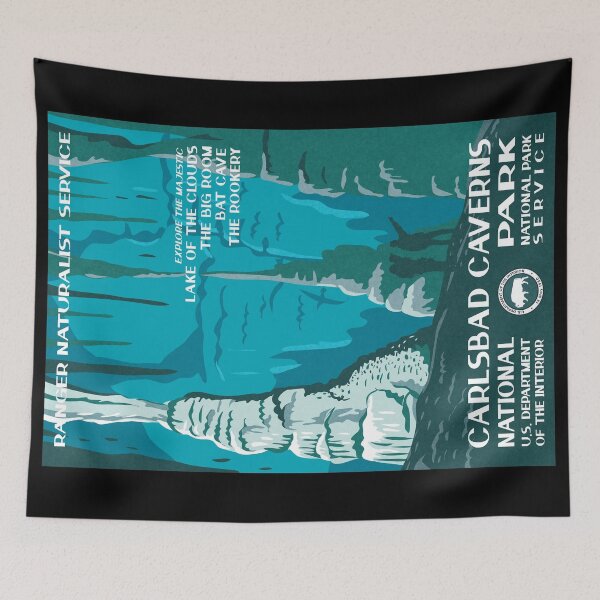 Item preview, Carlsbad Caverns Vintage WPA Poster  designed and sold by JordanHolmes.