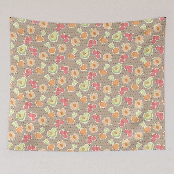 Item preview, Veggy dotted pattern designed and sold by FunnyChameleon.