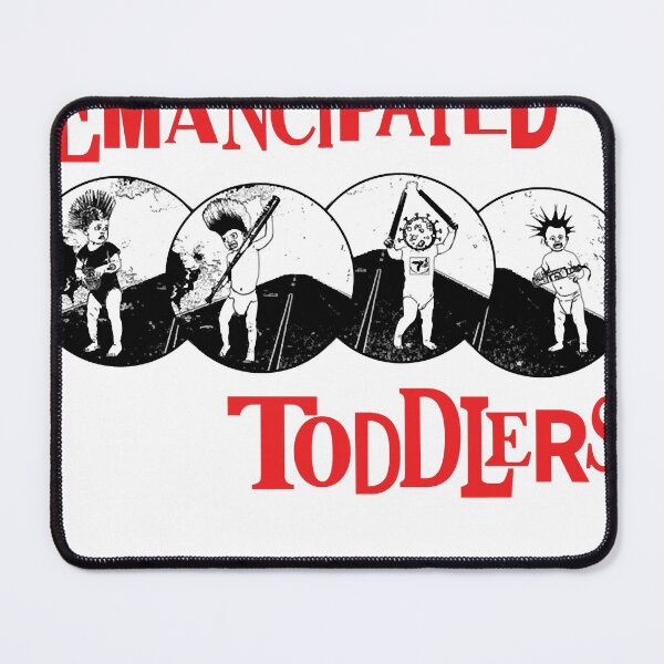 Item preview, Red Emancipated Toddlers Typeset Band Logo 2 Classic designed and sold by stephenfosterny.