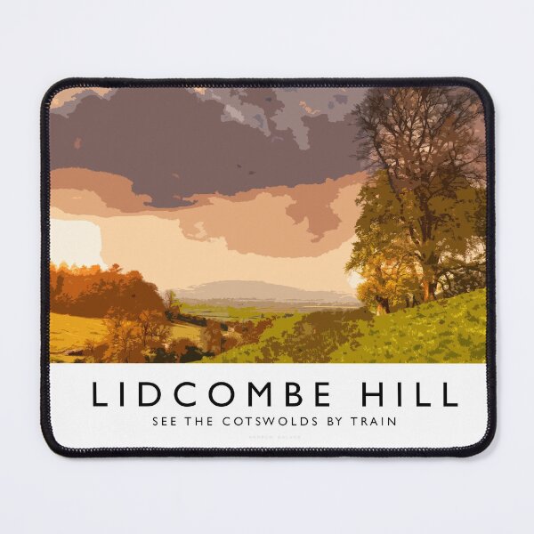 Lidcombe Hill (Railway Poster) Mouse Pad