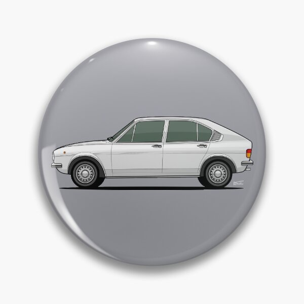 Artikelvorschau, AR Alfasud individuelle Zeichnung - weiß entworfen und verkauft von RJWautographics.