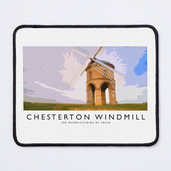 Item preview, Chesterton Windmill (Railway Poster) designed and sold by andrewroland.