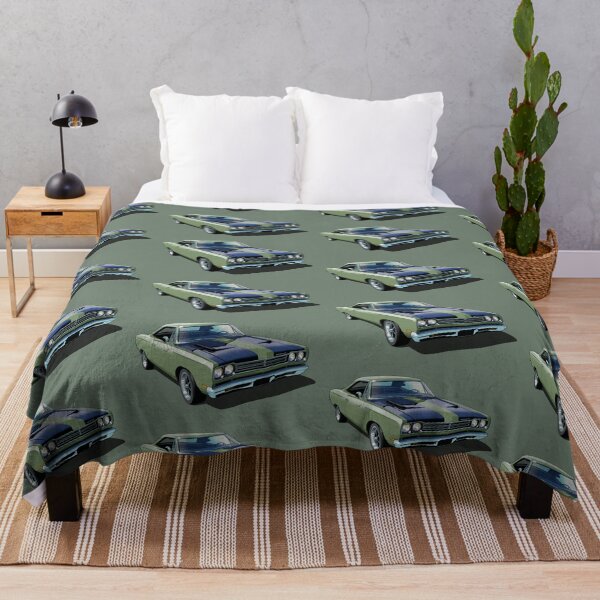 Item preview, 1969 Plymouth Roadrunner in light green designed and sold by candc-retro.