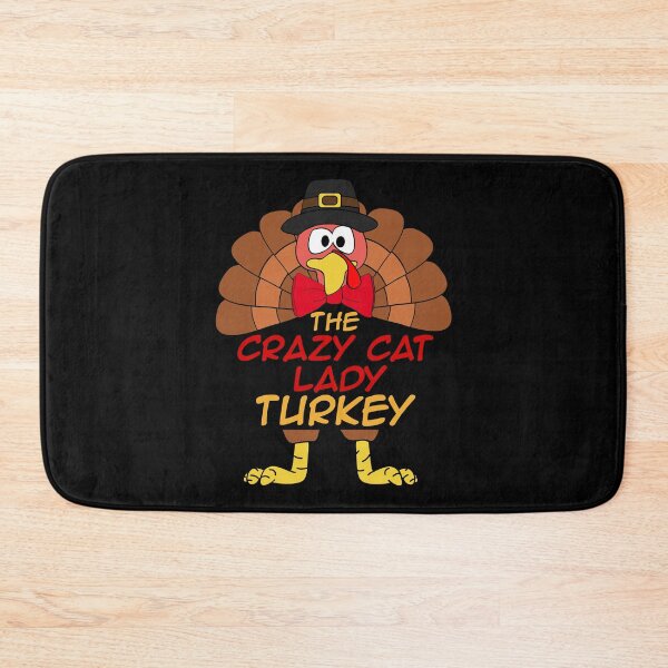Item preview, The Crazy Cat Lady Turkey Thanksgiving Family Matching Outfits Group Attire designed and sold by onicon.