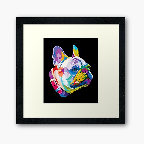 Item preview, Colorful French bulldog Cute designed and sold by Awruna.