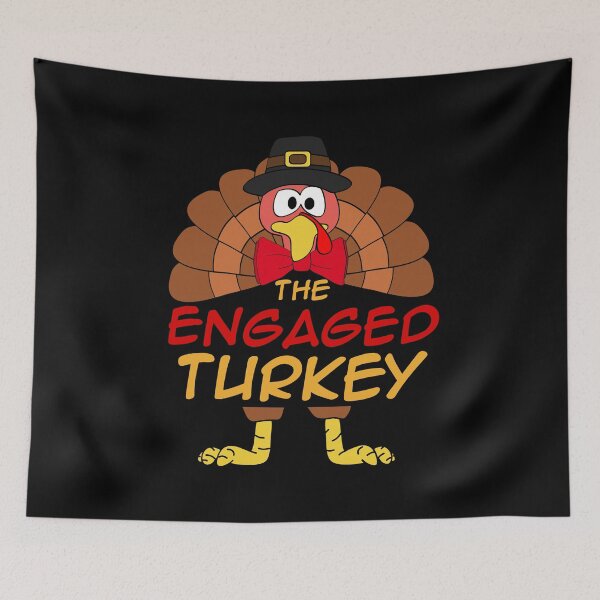 Artikelvorschau, The Engaged Turkey Thanksgiving Family Matching Outfits Group Attire entworfen und verkauft von onicon.