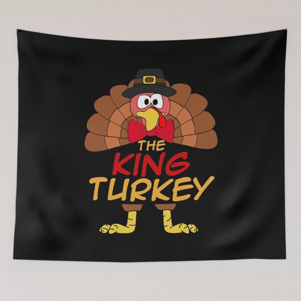 Artikelvorschau, The King Turkey Thanksgiving Family Matching Outfits Group Attire entworfen und verkauft von onicon.