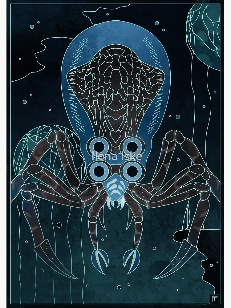Crabsquid Poster For Sale By Tornadotwist Redbubble