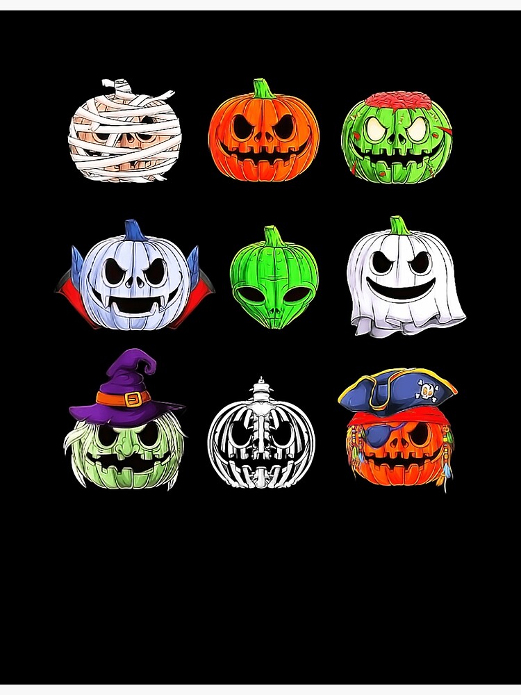 "Scary Halloween Costume 2021 Halloween Pumpkin Characters" Poster for Sale by MaliProject