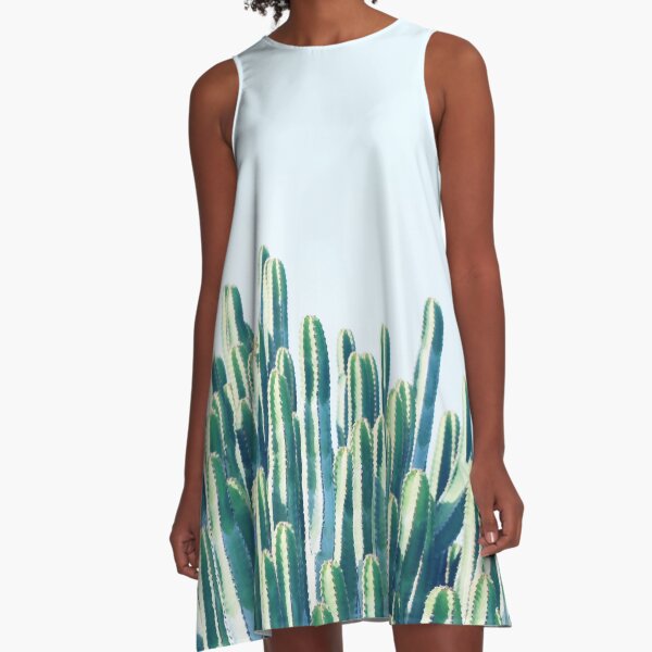 Cactus V2 #redbubble #home #lifestyle #buyart #decor A-Line Dress