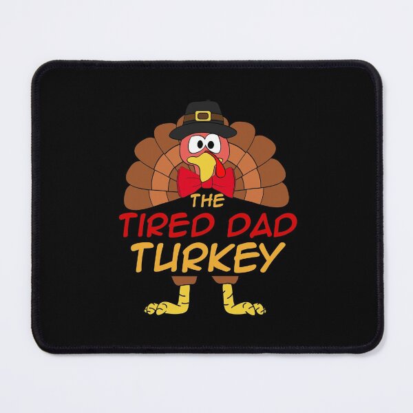 Item preview, The Tired Dad Turkey Thanksgiving Family Matching Outfits Group Attire designed and sold by onicon.