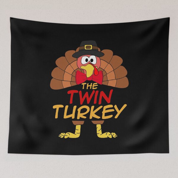 Artikelvorschau, The Twin Turkey Thanksgiving Family Matching Outfits Group Attire entworfen und verkauft von onicon.