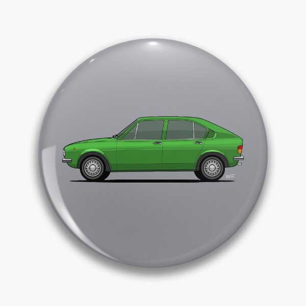 Artikelvorschau, AR Alfasud Individuelle Zeichnung - Grün entworfen und verkauft von RJWautographics.