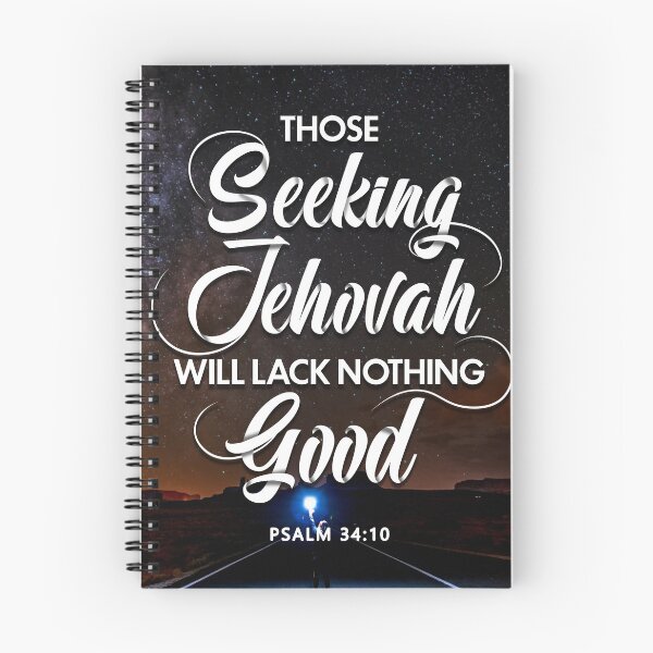 Item preview, JW 2022 YEARTEXT - Those seeking Jehovah will lack nothing good. designed and sold by KA DESIGNS.