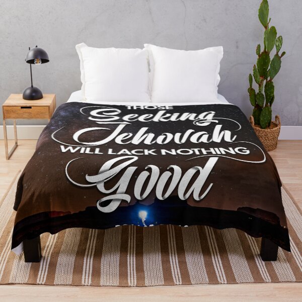 Item preview, JW 2022 YEARTEXT - Those seeking Jehovah will lack nothing good. designed and sold by KA DESIGNS.