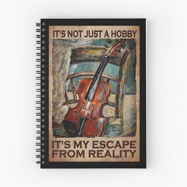 Item preview, It's Not Just A Hobby It's My Escape From Reality - Still Life Violin On Chair Poster Gift designed and sold by Susanspy007.