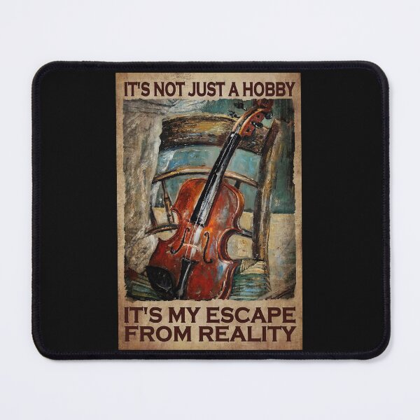 Item preview, It's Not Just A Hobby It's My Escape From Reality - Still Life Violin On Chair Poster Gift designed and sold by Susanspy007.