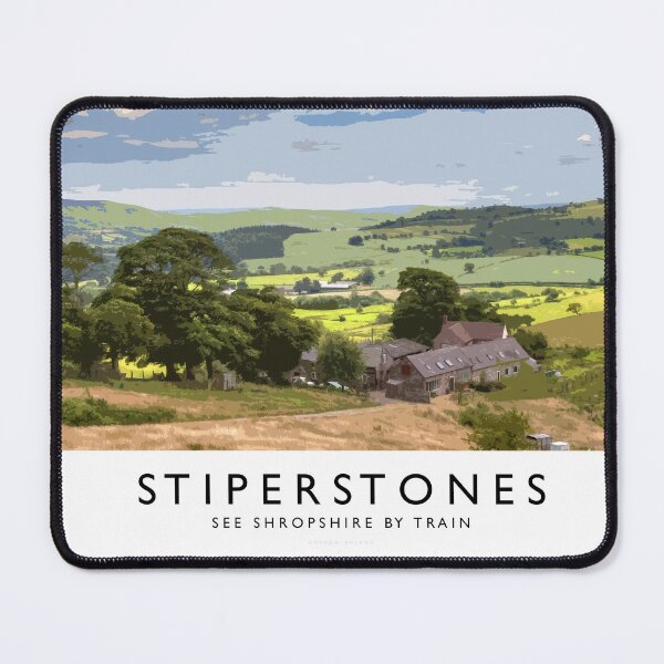 Item preview, Stiperstones (Railway Poster) designed and sold by andrewroland.