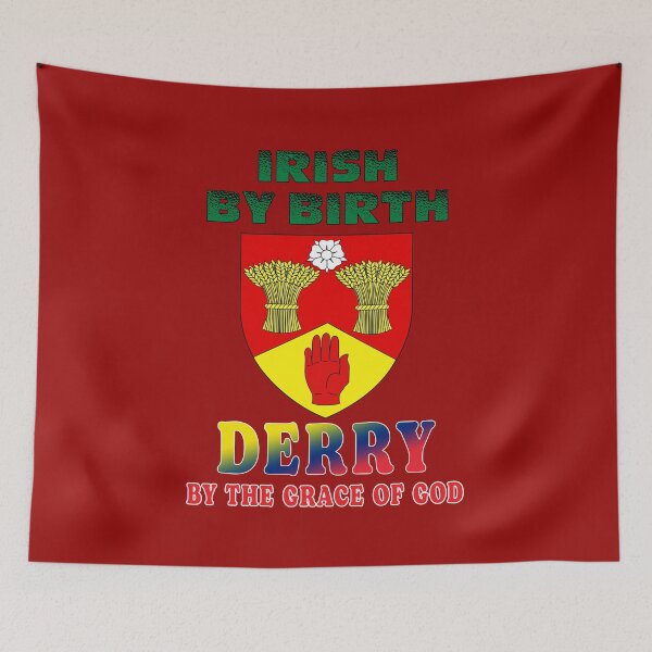 Item preview, DERRY BY THE GRACE OF GOD designed and sold by CathalDevlin.