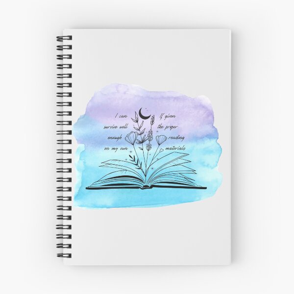 Item preview, I can survive well enough on my own if given the proper reading materials Blue/Purple (Throne of Glass) designed and sold by sashabookishart.