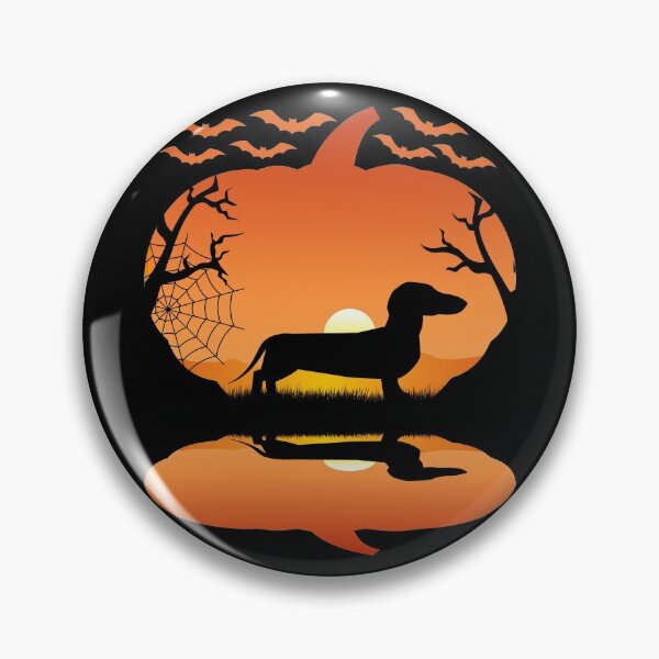 Item preview, dachshund dog lovers pumpkin, funny dachshund owner Halloween design designed and sold by alaechamlal.