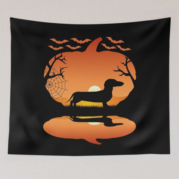 Item preview, dachshund dog lovers pumpkin, funny dachshund owner Halloween design designed and sold by alaechamlal.