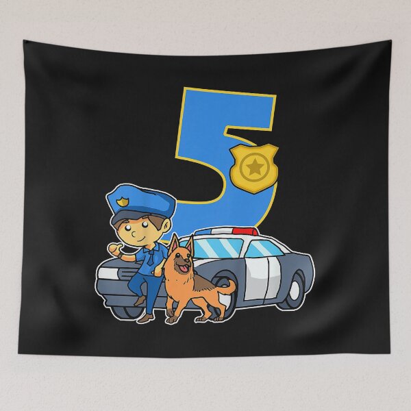 Item preview, Kids Police Officer For Boys 5th Birthday Party Supply 5 Year Old designed and sold by Lucius41244.