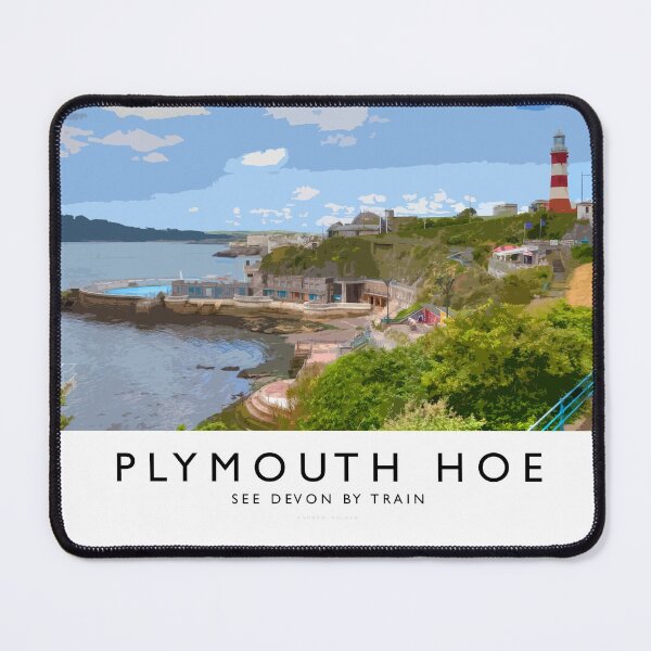 Aperçu de l'œuvre Plymouth Hoe (Affiche ferroviaire) créée et vendue par andrewroland.