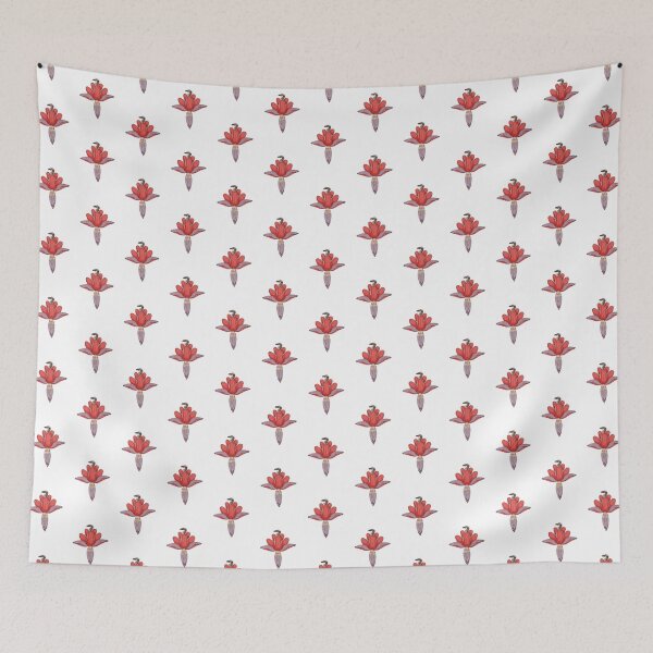 Item preview, Red Flower Musa rosacea 1804 designed and sold by BelleZeare.