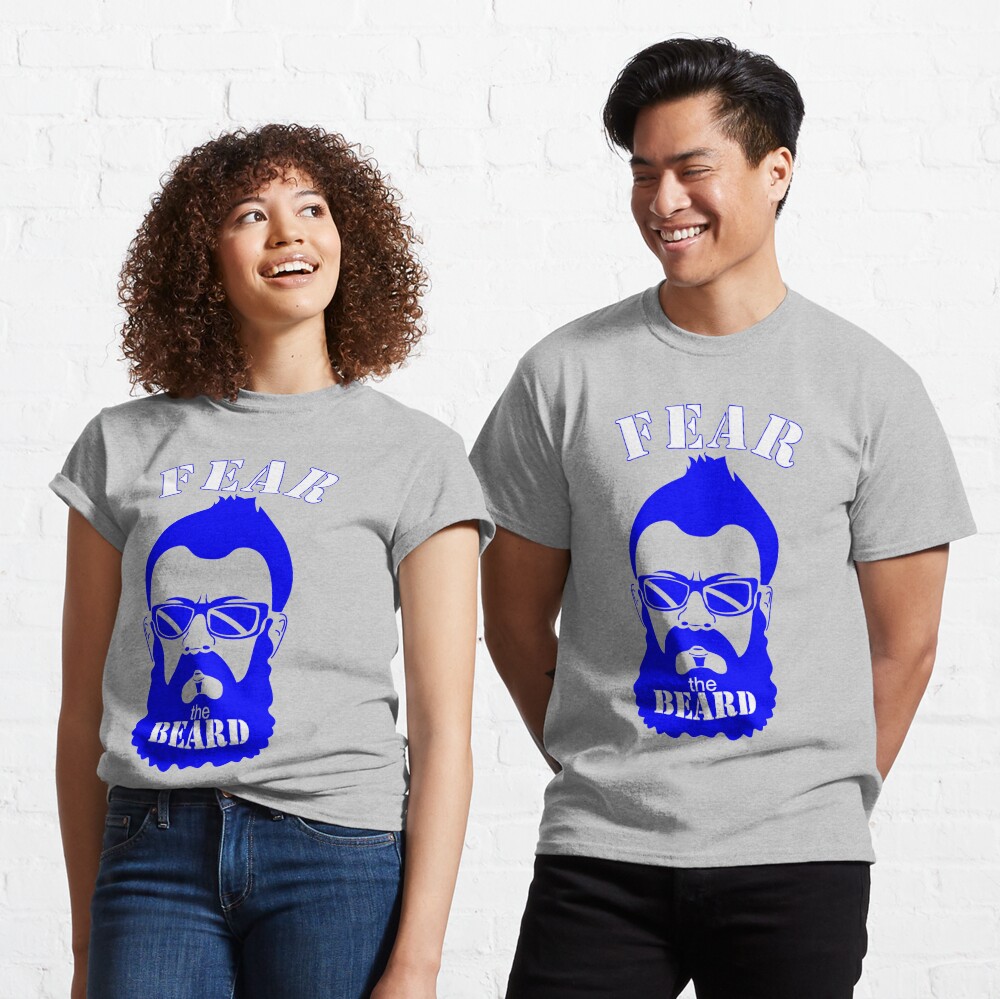 BRIAN WILSON FEAR THE BEARD Soft T-Shirt LA Dodgers Los Angeles MLB GREY TEE  Essential T-Shirt for Sale by beardburger