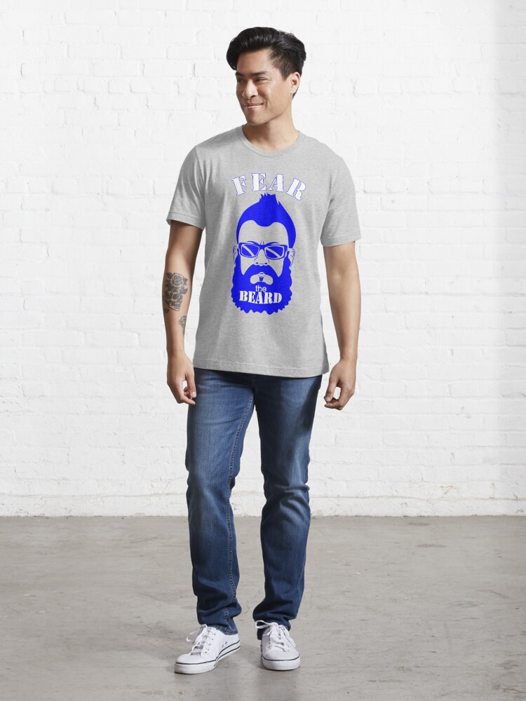 BRIAN WILSON FEAR THE BEARD Soft T-Shirt LA Dodgers Los Angeles MLB GREY TEE  Essential T-Shirt for Sale by beardburger