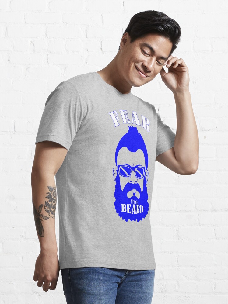 BRIAN WILSON FEAR THE BEARD Soft T-Shirt LA Dodgers Los Angeles MLB GREY TEE  Essential T-Shirt for Sale by beardburger