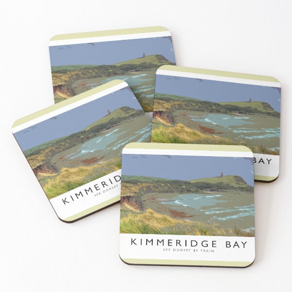 Item preview, Kimmeridge Bay, (Railway Poster) designed and sold by andrewroland.
