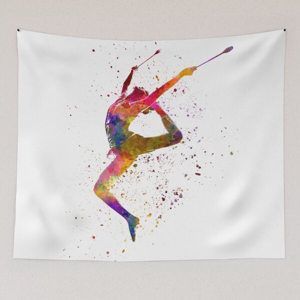 Item preview, Rhythmic gymnastics in watercolor designed and sold by paulrommer.