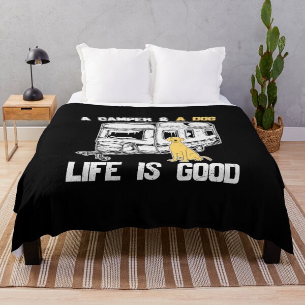 Item preview, A camper a dog life is good designed and sold by naturehikers.